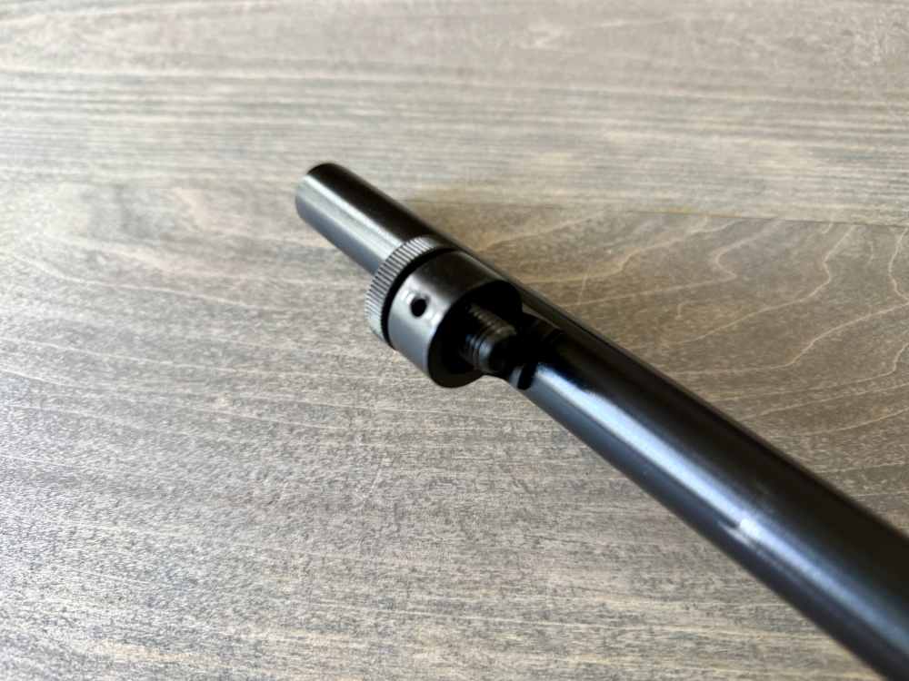 MOSSBERG 500 18.5” SLUGSTER BARREL FLIP UP RIFLE SIGHTS RARE POLICE 12 GA-img-9