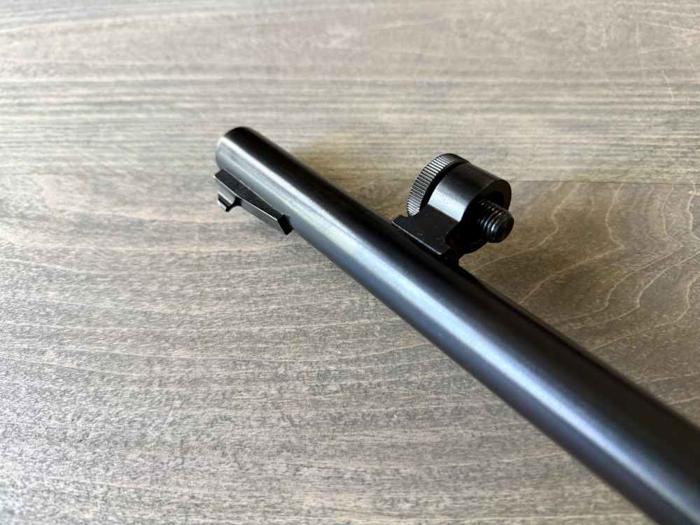 MOSSBERG 500 18.5” SLUGSTER BARREL FLIP UP RIFLE SIGHTS RARE POLICE 12 GA-img-10