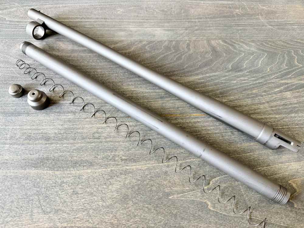 MOSSBERG 500 590 MARINER 20” BARREL EXTENDED MAGAZINE TUBE CAP SPRING 12 GA-img-0