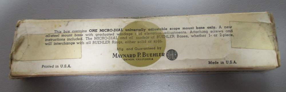 MAYNARD P. BUEHLER BL-U - UNIVERSAL MOUNT - BASE ONLY - VERY GOOD COND.-img-3