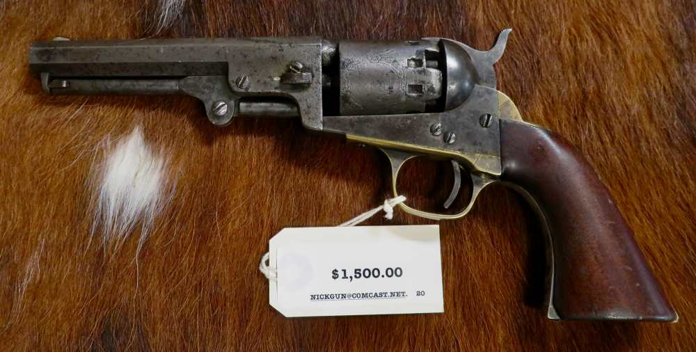 Lot # 20-Manhattan Firearms Co. Series I “36 Navy” Percussion Revolver-img-1
