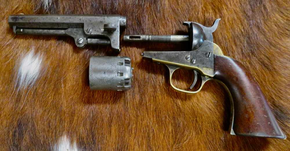 Lot # 20-Manhattan Firearms Co. Series I “36 Navy” Percussion Revolver-img-2