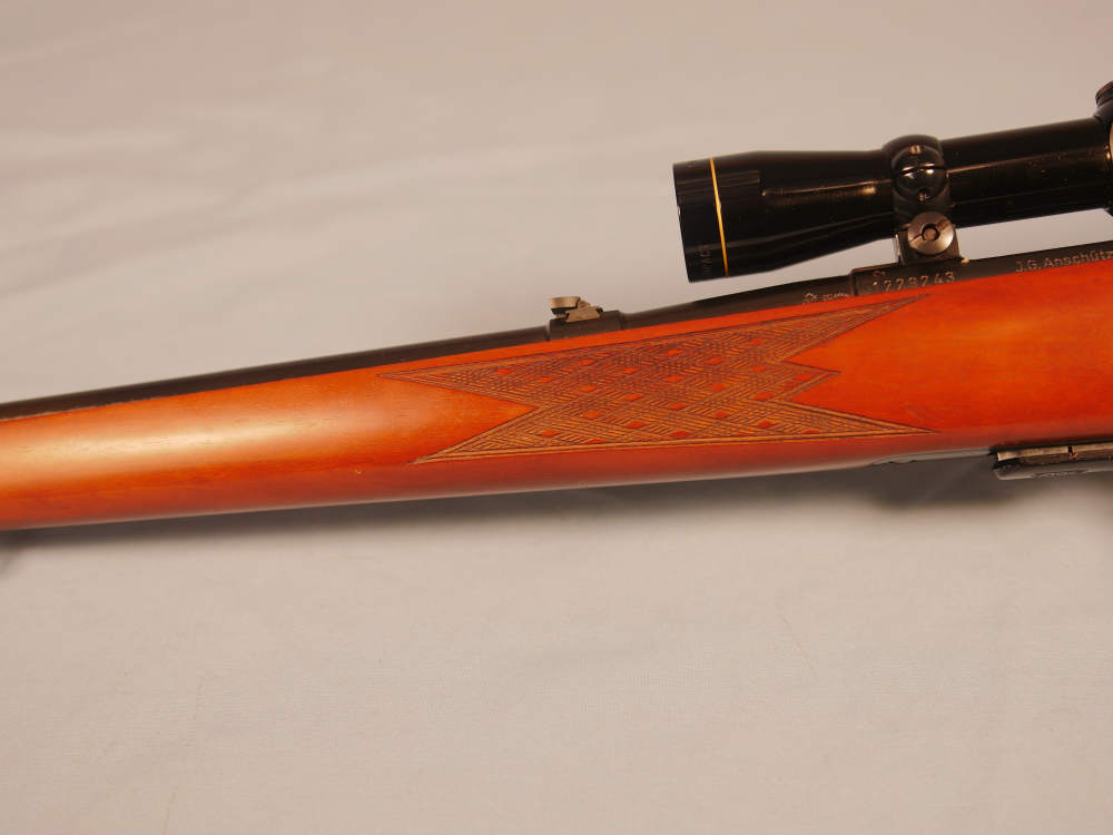 Used Anschutz 1518 22 WMR Mannlicher stock with Leupold 4X scope-img-4
