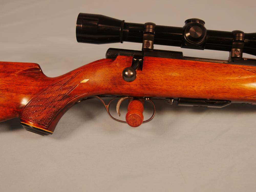 Used Anschutz 1533 222 Rem rifle with Leupold scope, please read descriptio-img-8