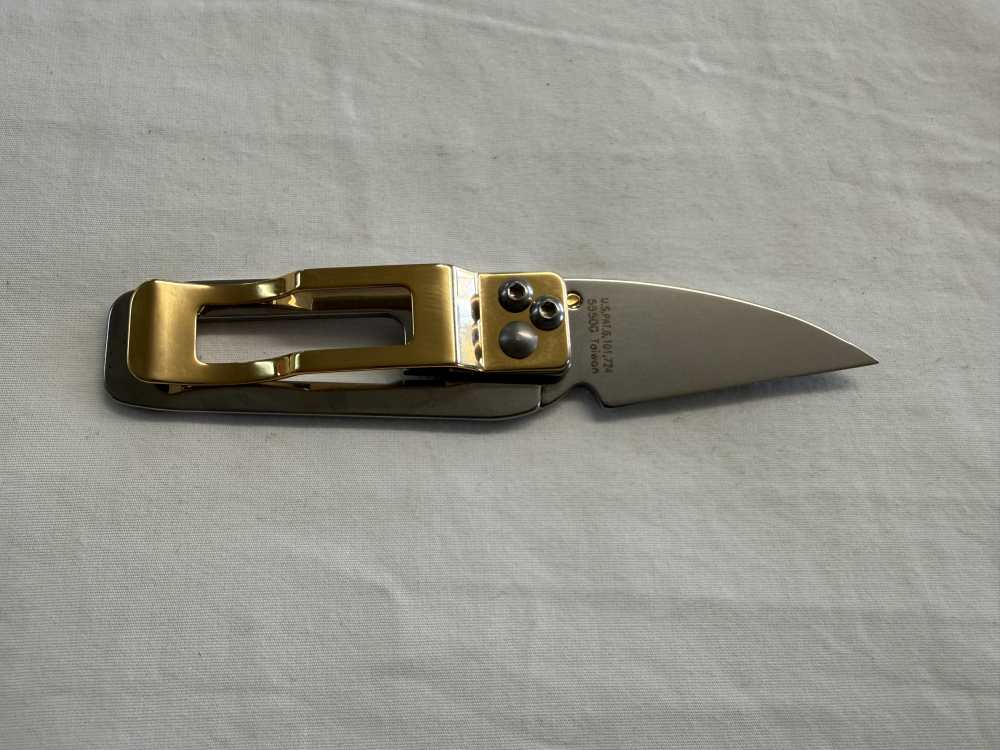 CRKT Ed Halligan 24KT Kiss SST Folding Knife 5550G Discontinued #101-103-img-2