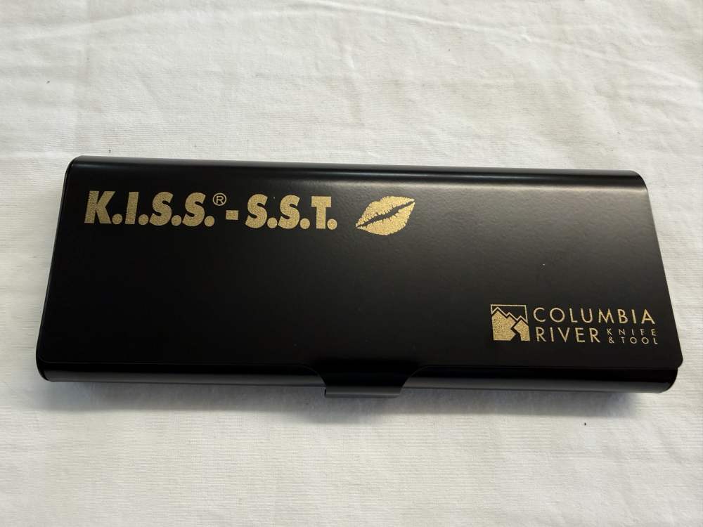 CRKT Ed Halligan 24KT Kiss SST Folding Knife 5550G Discontinued #101-103-img-3