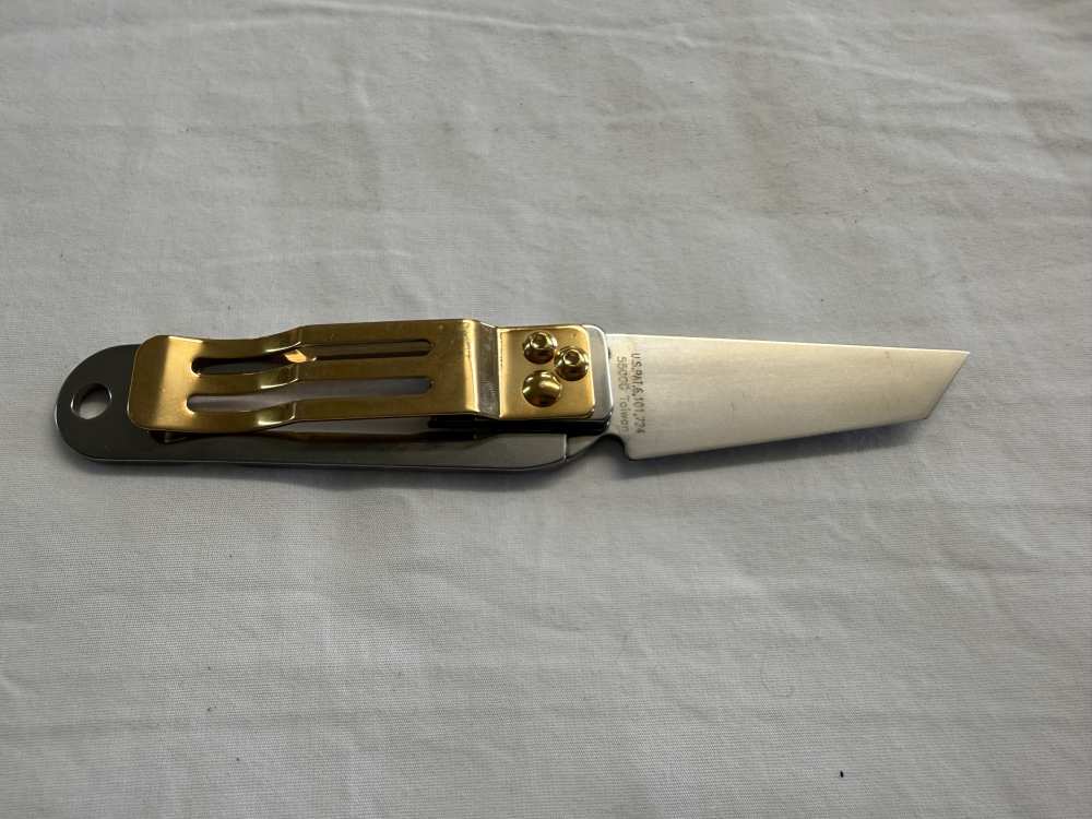 CRKT Ed Halligan 24KT Kiss SST Folding Knife 5500G Discontinued #104-106-img-2