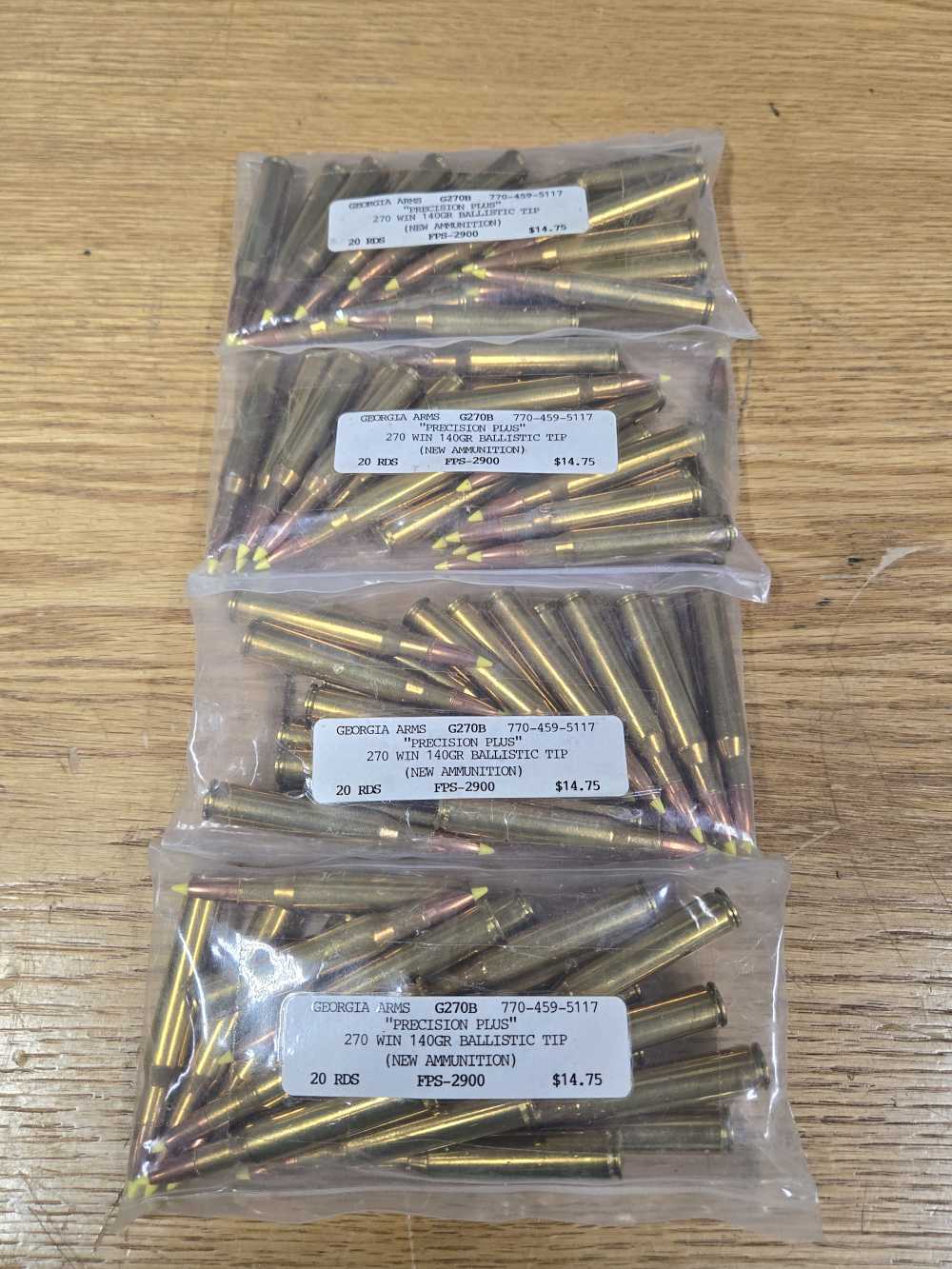 270 Winchester 140gr 80 Rounds Georgia Arms Precision Plus-img-0
