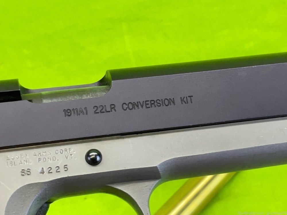 Essex 1911 Jonathan Ciener Conversion 22 LR Match Target Plinker Two Tone -img-14