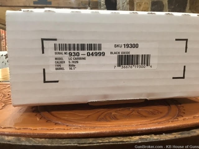 RUGER LC CARBINE 5.7 X 28 BLACK OXIDE 5.7X28-img-0