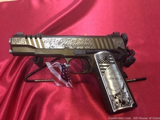 AUTO ORDNANCE 1911 TRUMP RALLY CRY NIGHT SIGHTS NIB-img-2
