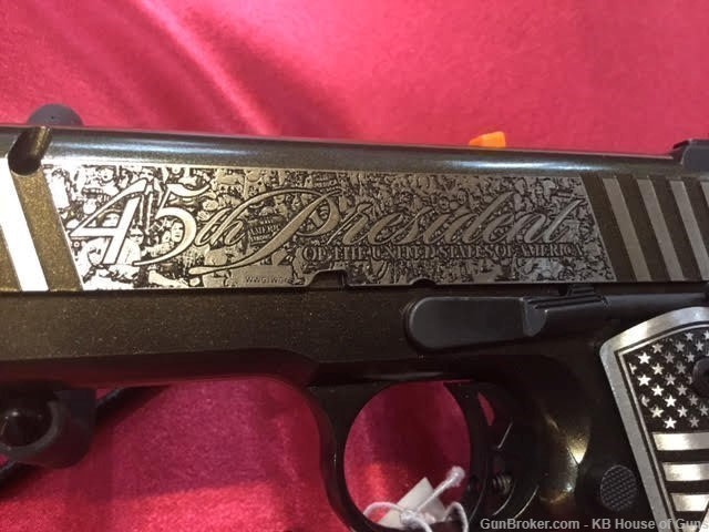 AUTO ORDNANCE 1911 TRUMP RALLY CRY NIGHT SIGHTS NIB-img-8