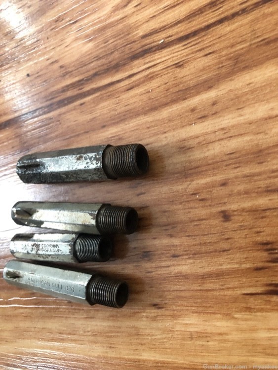 4 Antique Revolver Barrels -img-1