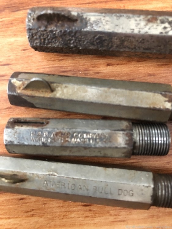 4 Antique Revolver Barrels -img-2