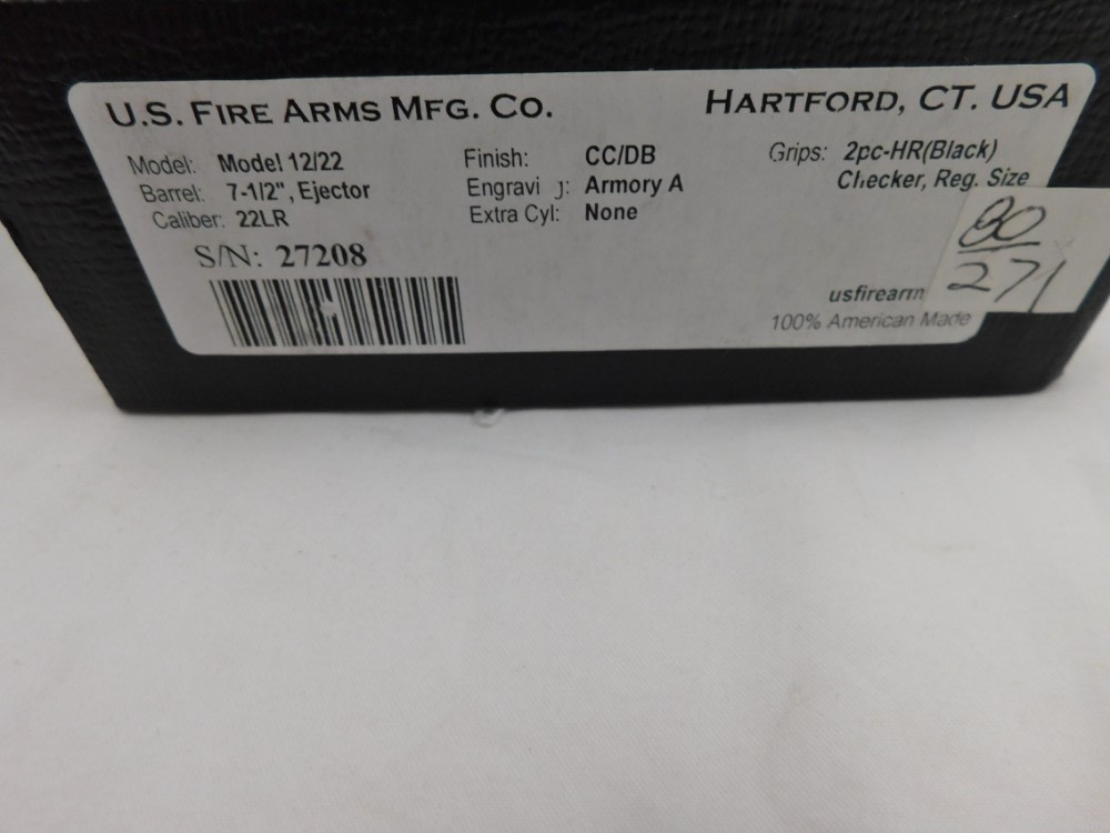 USFA SAA 12/22 Factory Engraved NIB -img-2