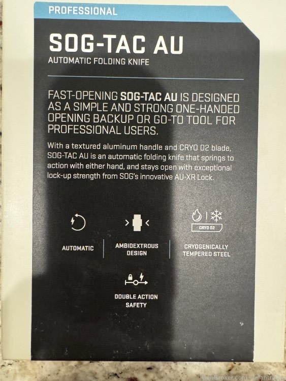  SOG-TAC AU Black Partial Serrated Knife-img-4