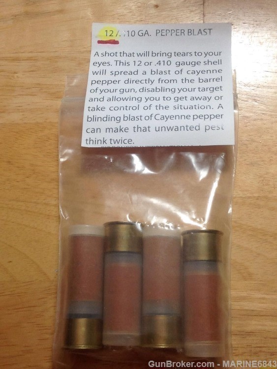 12 GA  PEPPER GAS CARTRIDGE  PKG OF 4-img-0