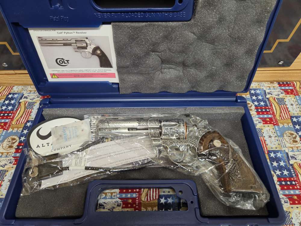 COLT ALTAMONT WOODSMAN PYTHON 1 OF 300 357MAG CPY4-WDS-AA 357 MAGNUM COLT -img-1