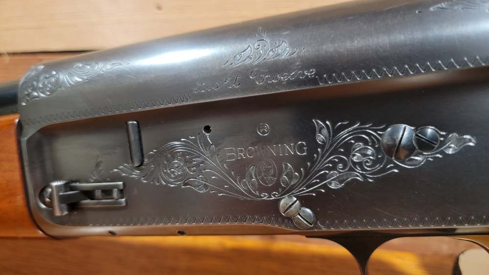 1961 Browning A5 Light Twelve 27.5 Full Round Knob -img-2