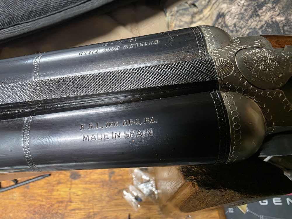 Charles Daly Field SXS Spain 12ga Engraved selectors 28" Barrel Shotgun-img-17