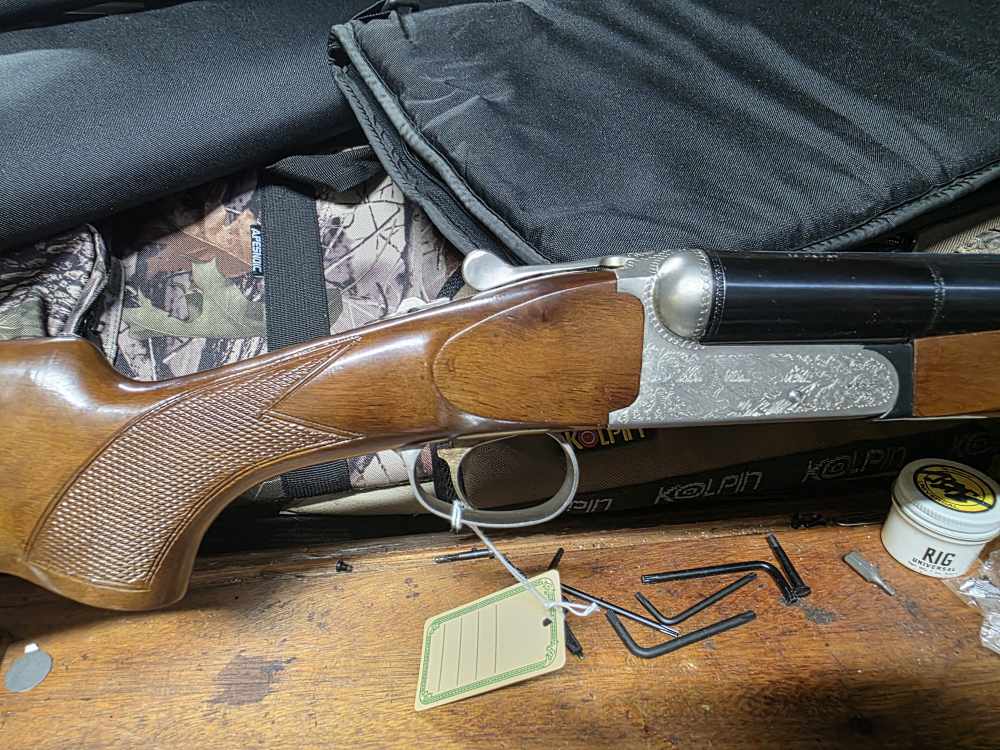 Charles Daly Field SXS Spain 12ga Engraved selectors 28" Barrel Shotgun-img-2
