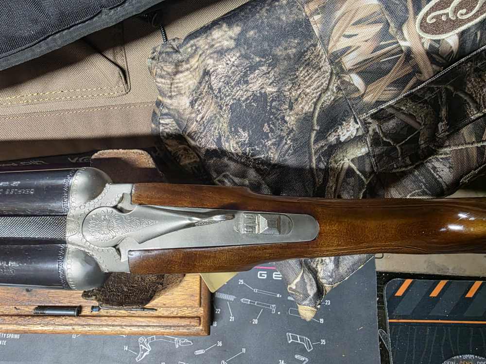Charles Daly Field SXS Spain 12ga Engraved selectors 28" Barrel Shotgun-img-15