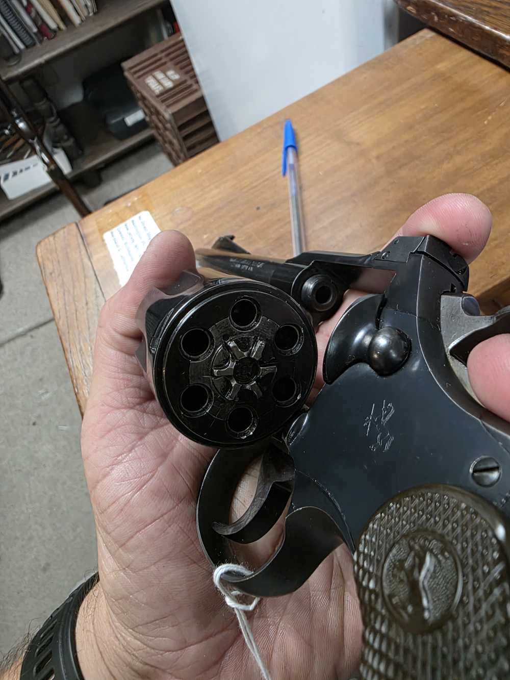 Colt Officer Model Special 22lr Heavy Barrel Revolver Colteer Rear Sight-img-17