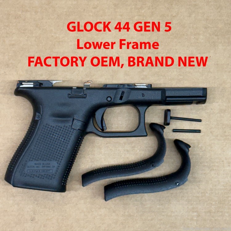 NEW GLOCK 44 Gen 5 OEM Factory Lower Frame – .22 LR Grip Module -TC-img-0