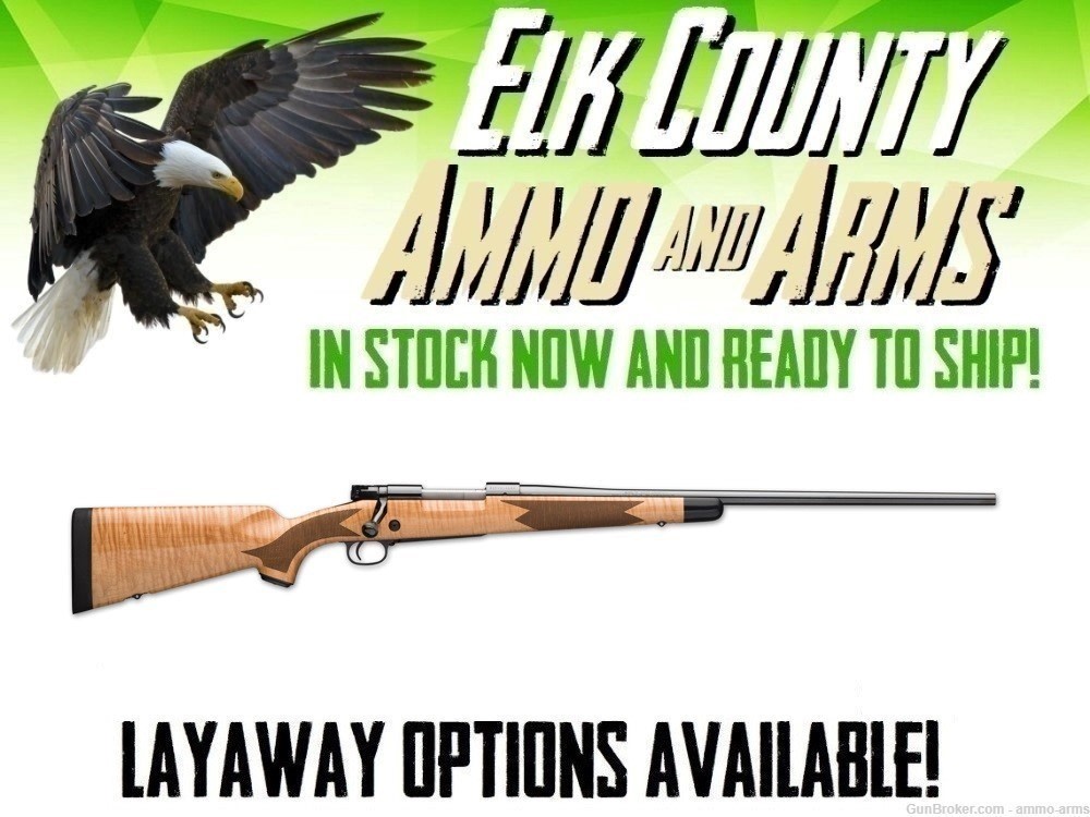 Winchester M70 Super Grade Maple .30-06 Springfield 24" 5 Rds 535218228-img-0