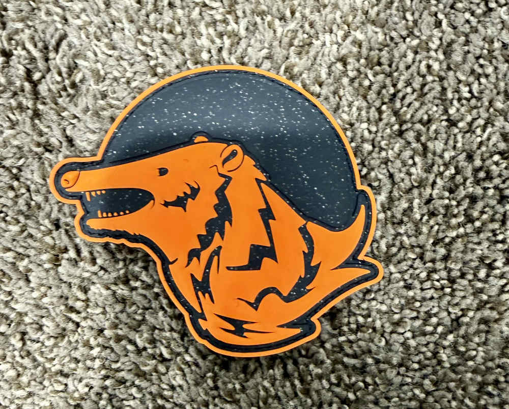 SPIRITUS SYSTEMS X WRMFZY POSSUM LOGO PATCH HOOK LOOP BACK LIMITED EDITION-img-0