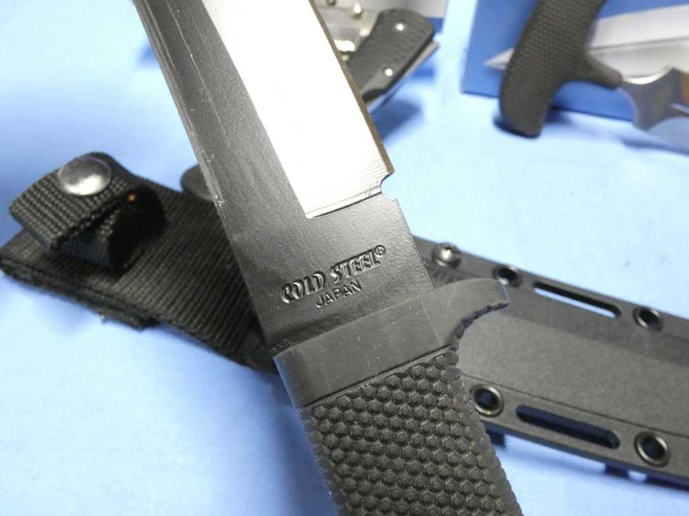 3-COLD STEEL KNIVES "THE BUNDLE" VOYAGER TANTO-SAFE MAKER I-RECON TANTO-img-7