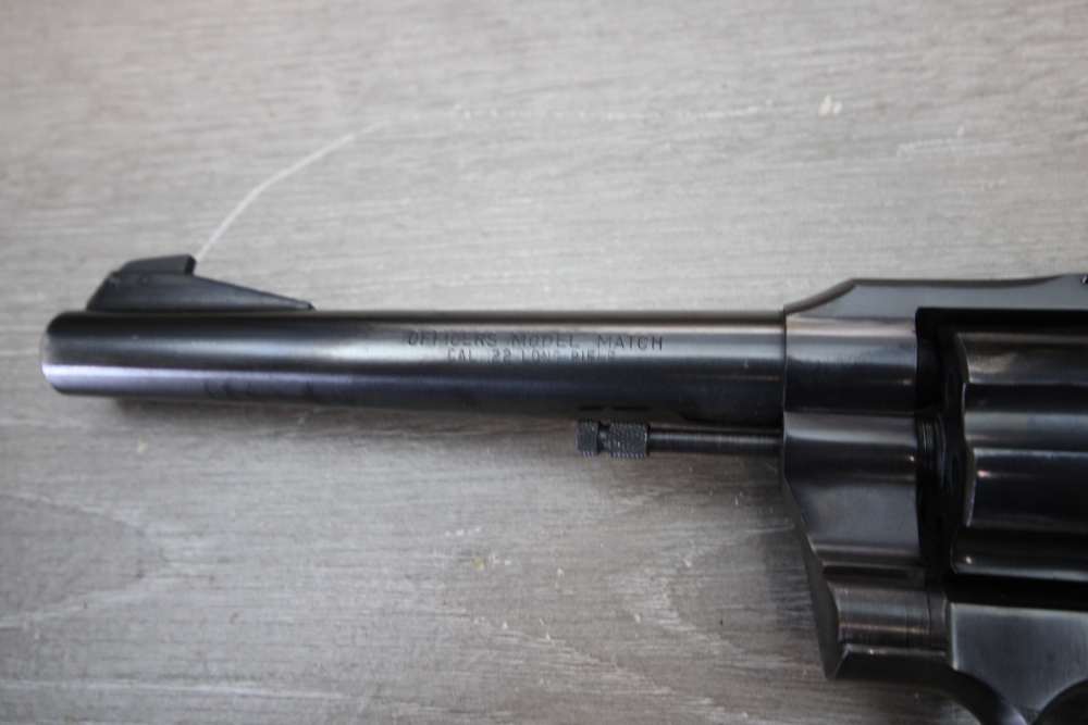 Nice Colt Model Officers Model Match in 22 LR with 6" Barrel - Man. 1957. -img-8