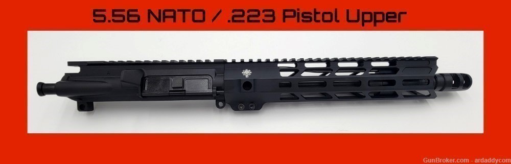 COMPLETE UPPER RECEIVER 5.56 NATO .223 PISTOL CUSTOM BUILT READY FOR YOU-img-0