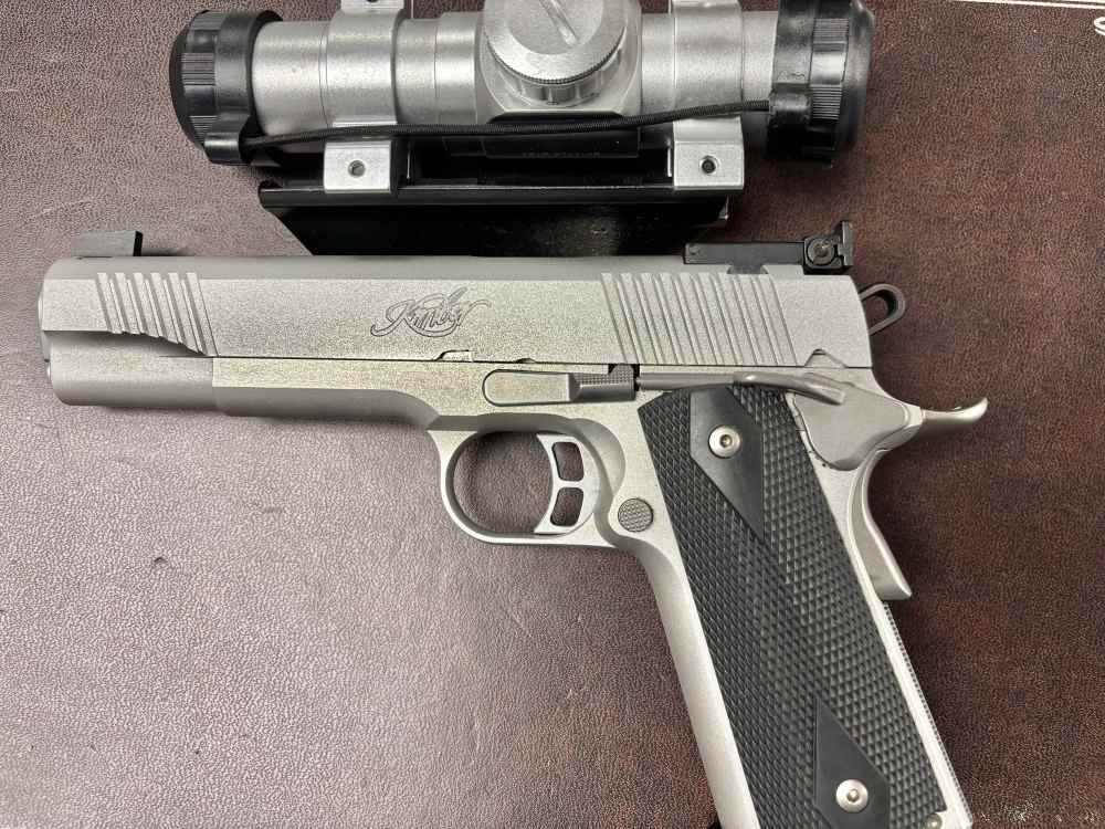 KIMBER 1911 RIMFIRE TARGET 22LR W/ RED DOT OPTIC. NO RESERVE -img-0