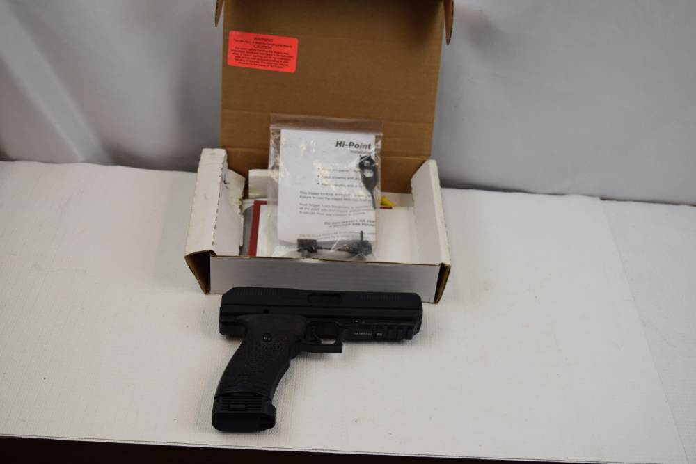 Hi-Point JXP10, 4 1/2" Barrel, 10mm, Orig. Box, Fired 10 Times, VG Cond.-img-0