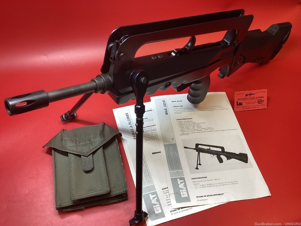 VERY RARE Pre-Ban French Semi-Automatic FAMAS .223 Bullpup Rifle GIAT-img-1