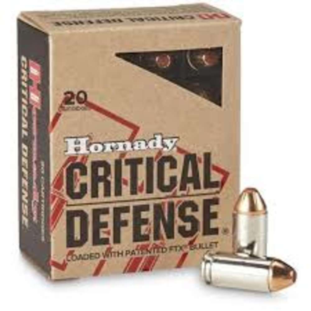 Hornady Critical Defense, 45ACP, 185 Grain, FlexTip 100 Rounds $1.35/RD-img-0