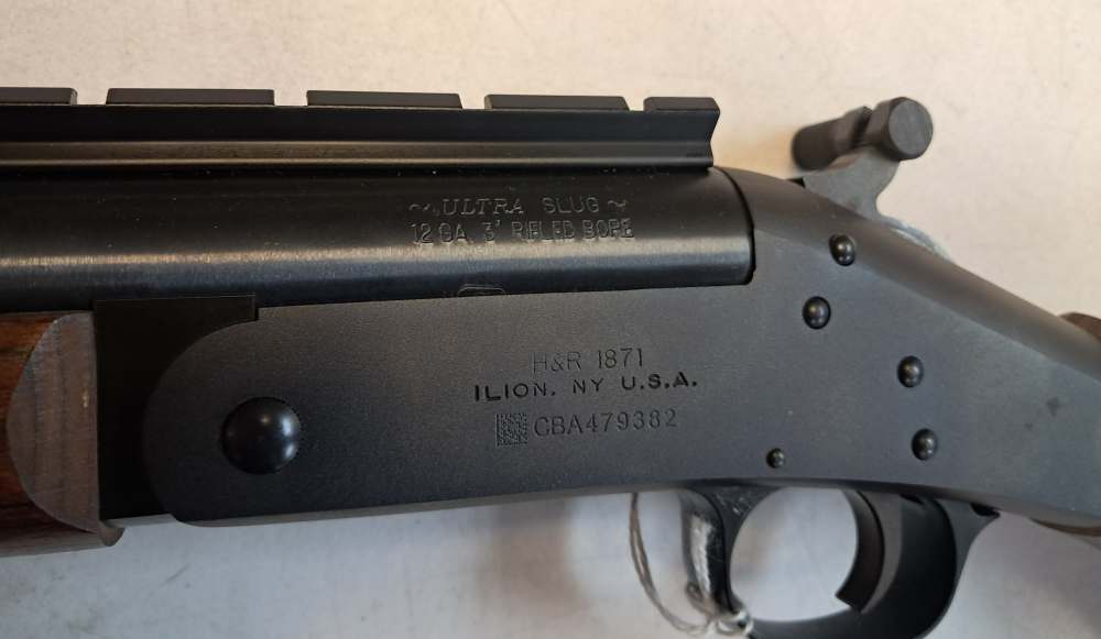 H&R Ultra-Slug Rifled Single Shot 12 Gauge Shotgun-img-2