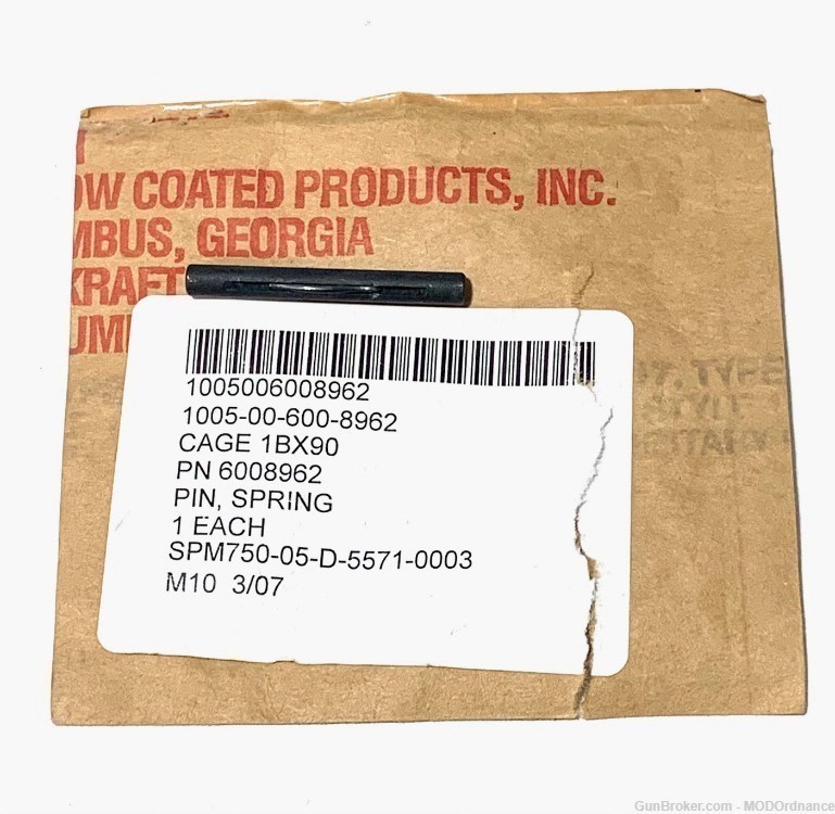 M2HB Top Cover Pawl Pin - 6008962-img-0