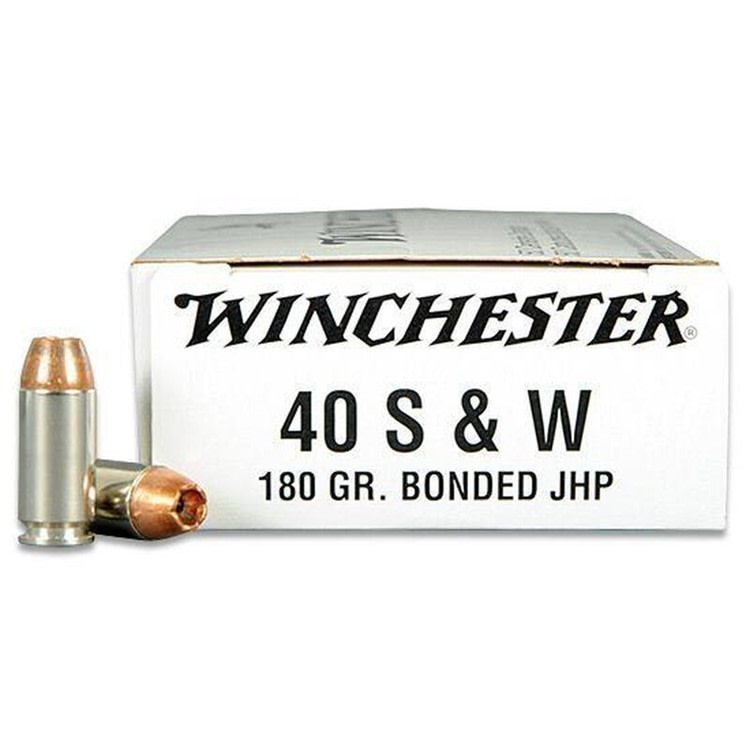 Winchester 40 S&W 180 gr. Bonded JHP Q4369 50 rds. Ready to ship-img-0
