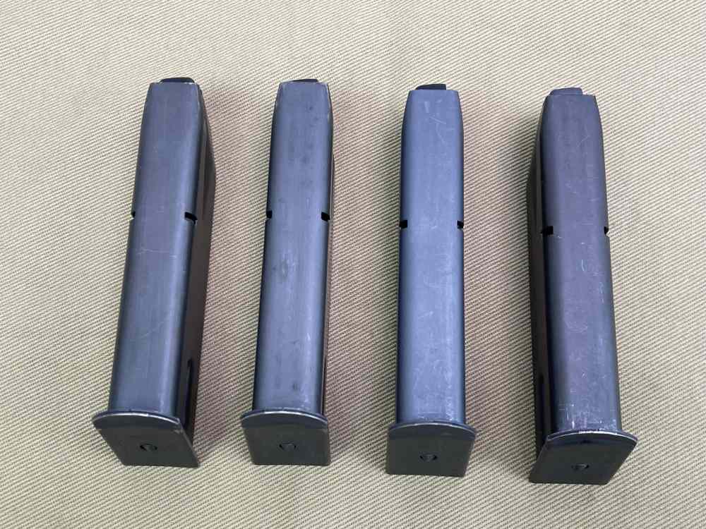 4 Beretta M9 & 92 FS Pistol MAGS 9MM 15rd Check-Mate USGI & LE Magazines-img-1