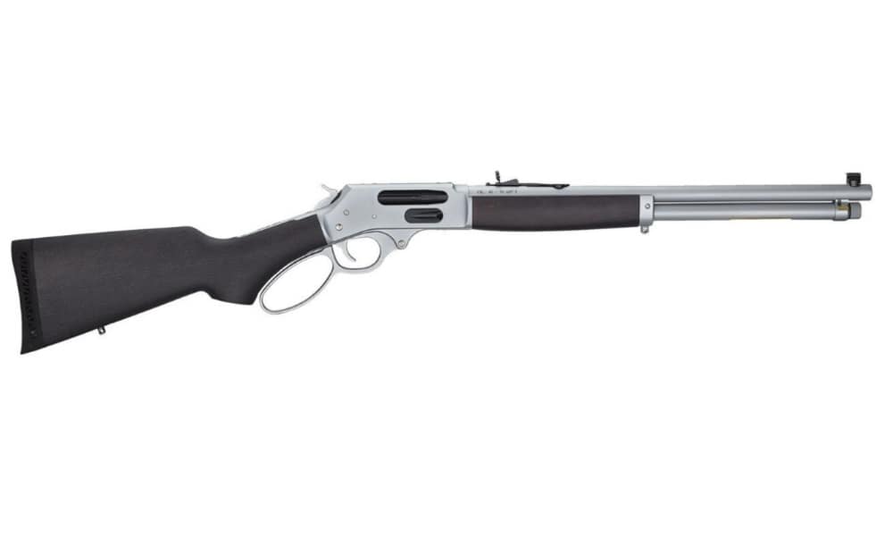Henry All-Weather Side Gate .45-70 Govt 18.43" Chrome Hardwood H010GAW-img-1