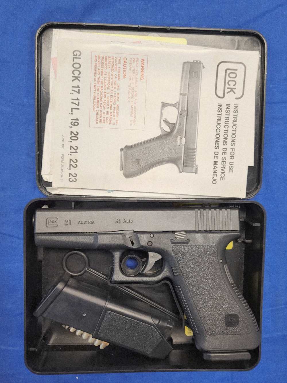 RARE FIRST RUN GLOCK 21 GEN 2 .45 ACP - EXCELLENT, ORIGINAL BOX-img-0