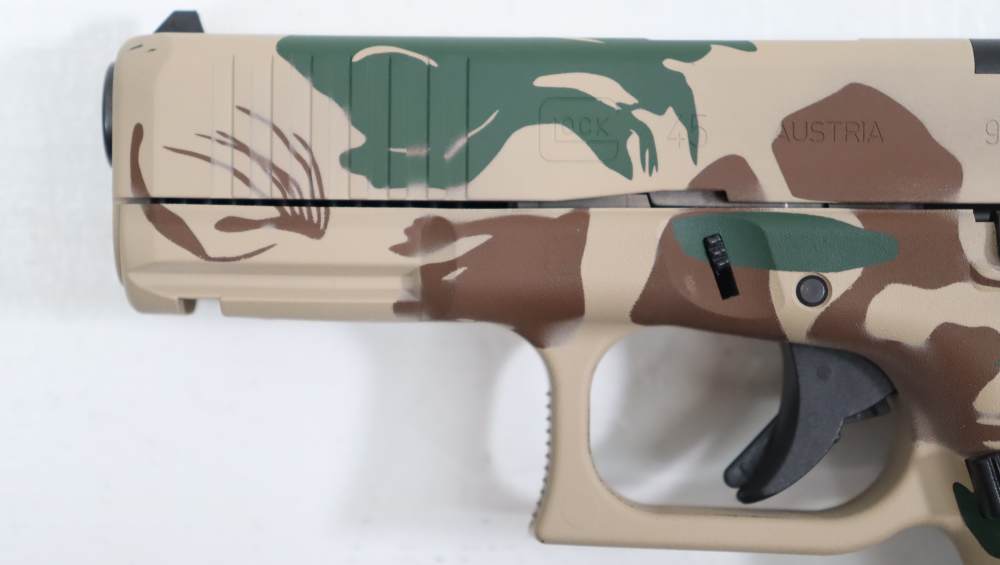 GLOCK 45 GEN 5 MOS SEMI AUTO 9MM FACTORY RHODESIAN CAMO W/ CASE AND EXTRAS-img-14