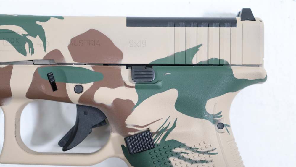GLOCK 45 GEN 5 MOS SEMI AUTO 9MM FACTORY RHODESIAN CAMO W/ CASE AND EXTRAS-img-13