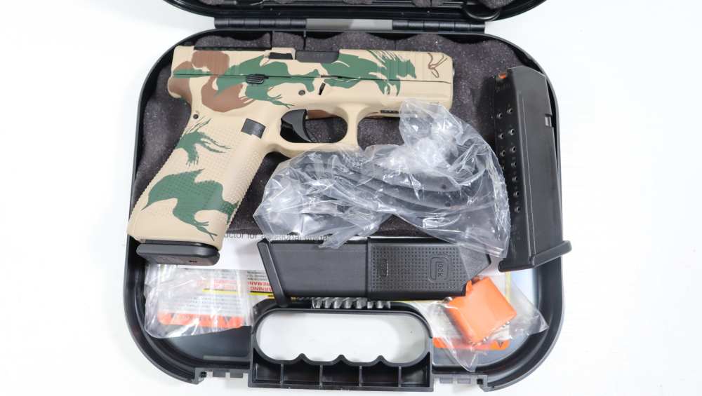 GLOCK 45 GEN 5 MOS SEMI AUTO 9MM FACTORY RHODESIAN CAMO W/ CASE AND EXTRAS-img-52
