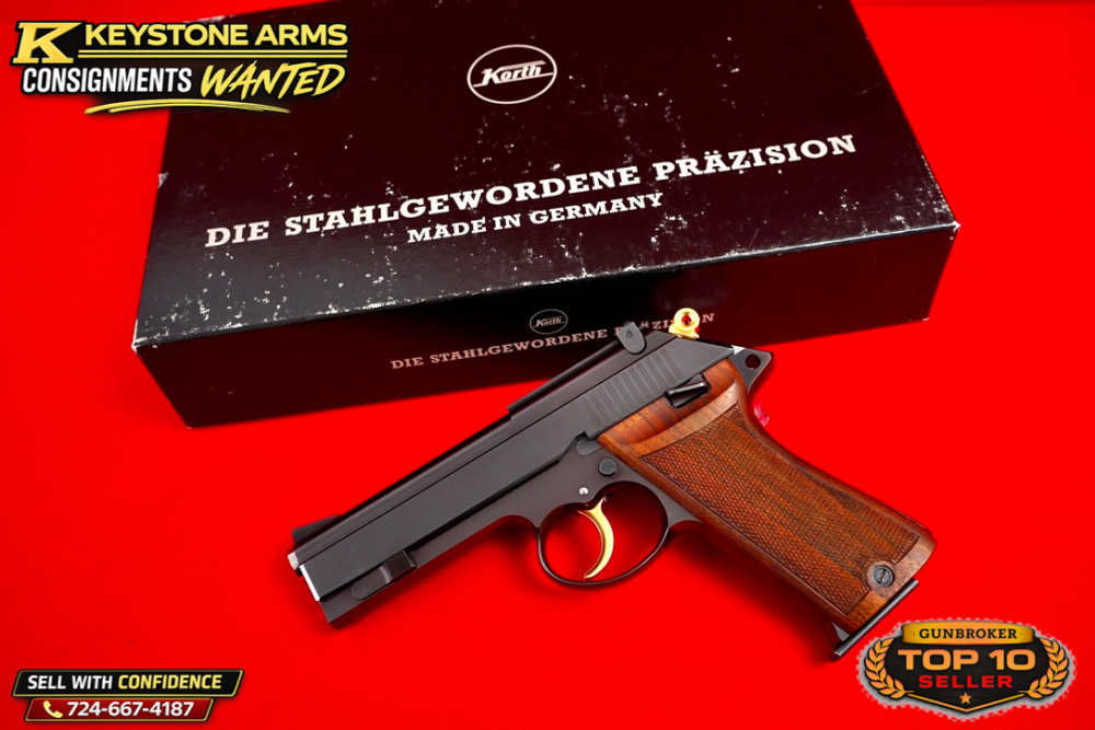 Ultra Rare Original Korth Semi-Auto Pistol #183 w/ Box ANIB GRAIL-img-0