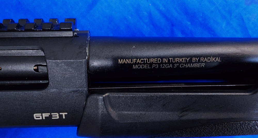 GFORCE GF3T PUMP 12GA 20" IMPROVED CYLINDER BORE 3" - EXCELLENT CONDITION-img-8
