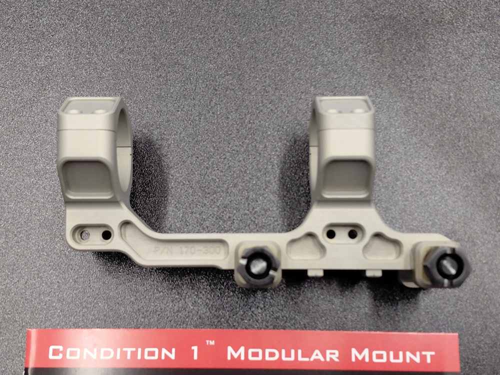 Badger Ordnance Condition 1 mount 1.7" 30mm 170-300C Clear Anodized RARE!-img-1