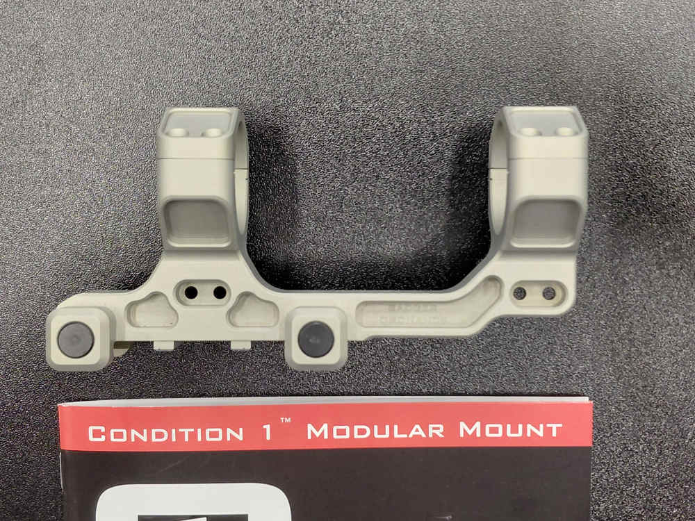 Badger Ordnance Condition 1 mount 1.7" 30mm 170-300C Clear Anodized RARE!-img-2